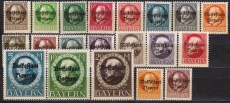 Bayern Mi.-Nr. 116/35 II A **