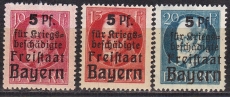 Bayern Mi.-Nr. 171/73 *