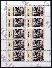 Bund Mi.-Nr. 2100 ** Zehnerbogen
