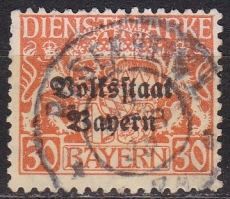 Bayern Dienst Mi.-Nr. 37 oo