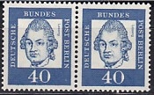 Berlin Mi.-Nr. 207 ** Paar