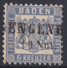 Baden Mi.-Nr. 19 aa oo