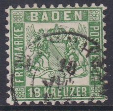 Baden Mi.-Nr. 21 a oo