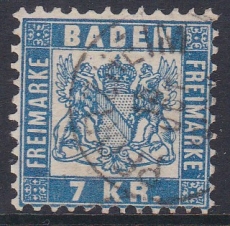 Baden Mi.-Nr. 25 b oo