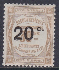 Frankreich - Porto Mi.-Nr. 42 *