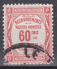 Frankreich - Porto Mi.-Nr. 45 oo