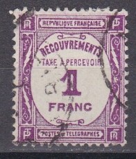 Frankreich - Porto Mi.-Nr. 60 oo