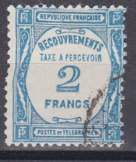 Frankreich - Porto Mi.-Nr. 61 oo
