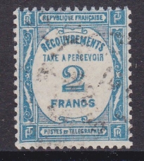 Frankreich - Porto Mi.-Nr. 61 oo