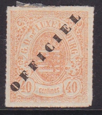Luxemburg Dienst Mi.-Nr. 8 II * gepr. FSPL