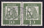 Bund Mi.-Nr. 350 y oo Paar