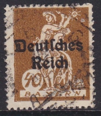 Deutsches Reich Mi.-Nr. 124 oo gepr. INFLA