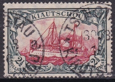 Dt. Kol. Kiautschou Mi.-Nr. 37 I A oo