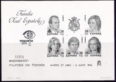 Spanien Mi.-Nr. 2627/31 Bl.27 **(Sonderblock)