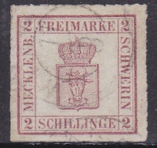 Mecklenburg - Schwerin Mi.-Nr. 6 a oo