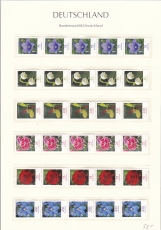Bund Rollenmarken Blumen **