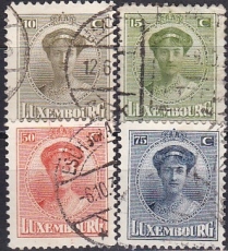 Luxemburg Mi.-Nr. 152/55 oo