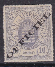 Luxemburg Dienst Mi.-Nr. 14 I *