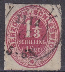 Schleswig Holstein Mi.-Nr. 15 oo