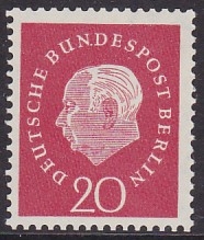 Berlin Mi.-Nr. 184 w R **