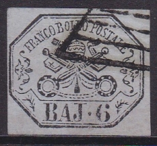 Kirchenstaat Mi.-Nr. 7 b oo