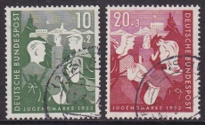 Bund Mi.-Nr. 153/54 oo