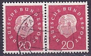 Bund Mi.-Nr. 304 oo Paar