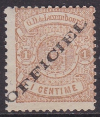 Luxemburg Dienst Mi.-Nr. 10 I **