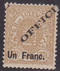 Luxemburg Dienst Mi.-Nr. 17 I **