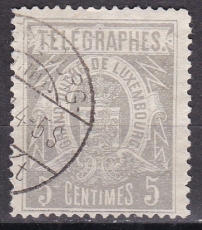 Luxemburg Telegraphenmarken Mi.-Nr. 1 A oo