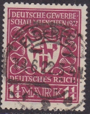 Deutsches Reich Mi.-Nr. 199 d oo gepr. INFLA