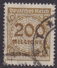 Deutsches Reich Mi.-Nr. 323 A P b oo gepr. INFLA