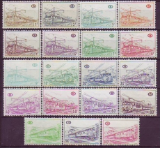 Belgien Eisenbahnpaketmarken Mi.-Nr. 325/43 **