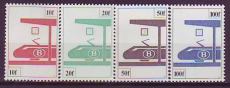 Belgien Eisenbahnpaketmarken Mi.-Nr. 379/82 **