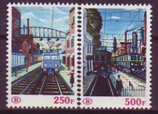 Belgien Eisenbahnpaketmarken Mi.-Nr. 383/84 **