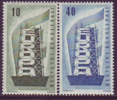 Bund Mi.-Nr. 241/42 **