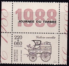 Frankreich Mi.-Nr. 2662 C b ** Zierfeld oben