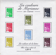 Frankreich Mi.-Nr. 3709/14 etc. ** Kleinbogen