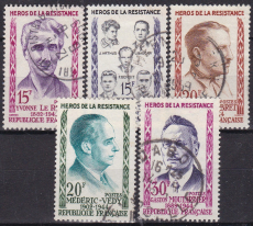 Frankreich Mi.-Nr. 1242/46 oo