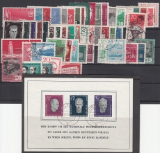 DDR Jahrgang 1958 gestempelt
