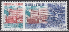 Frankreich-Europarat Mi.-Nr. 32/3 oo