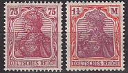 Deutsches Reich Mi.-Nr. 197/98 **