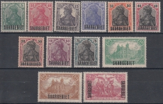 Saar Mi.-Nr. 32/43 *