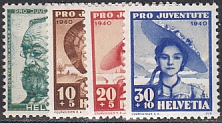 Schweiz Mi.-Nr. 373/76 **