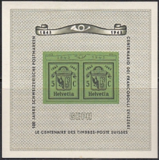 Schweiz Mi.-Nr. Block 10 **