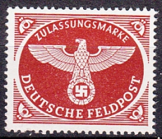Deutsches Reich Feldpost Mi.-Nr. 2 A x **