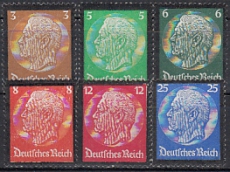 Deutsches Reich Mi.-Nr. 548/53 **