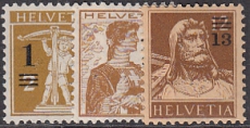 Schweiz Mi.-Nr. 124/26 **