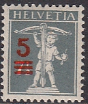 Schweiz Mi.-Nr. 158 II **