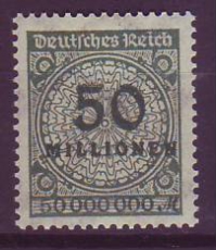 Deutsches Reich Mi.-Nr. 321 A Wb ** gepr. INFLA